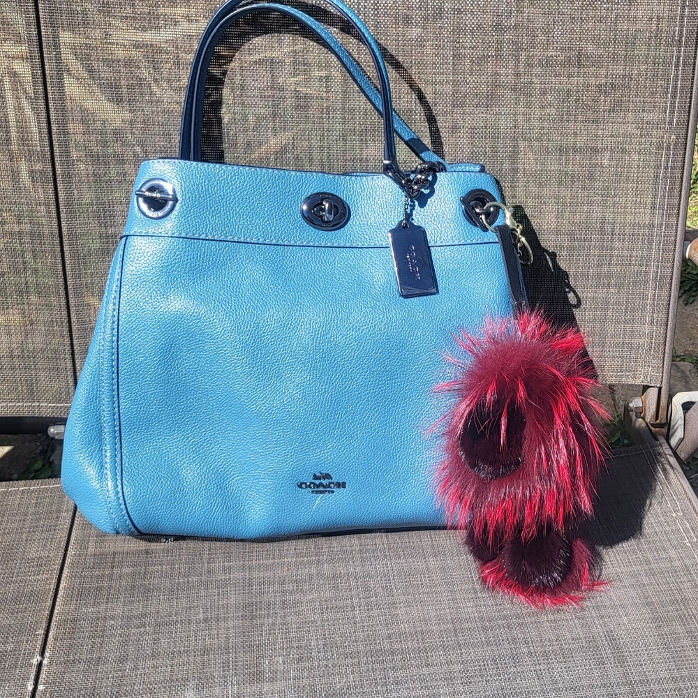 Coach Blue Eddie Purse💙